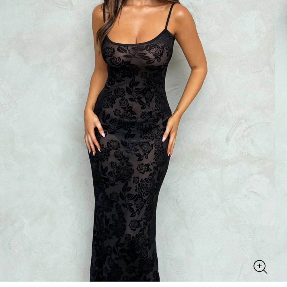 Black Floral Dress